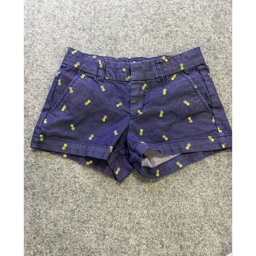 Harper Women's Pineapple Print Denim Shorts. XS.